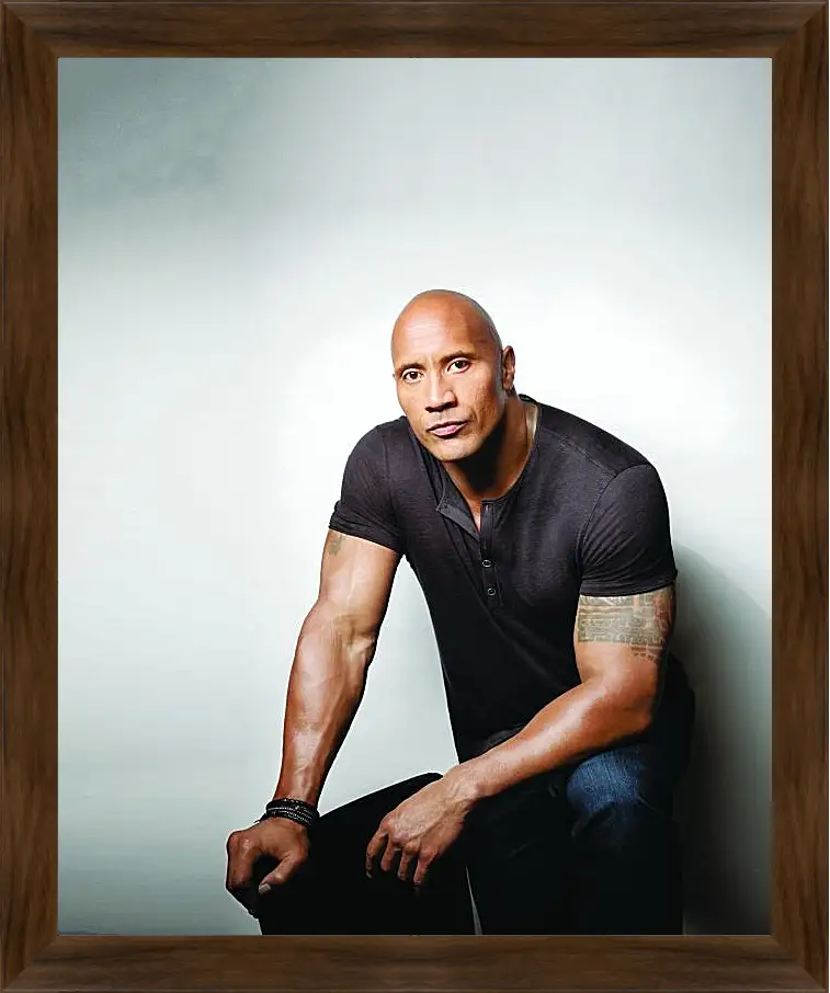 Картина в раме - Dwayne Douglas Johnson. Дуэйн Джонсон (Скала)