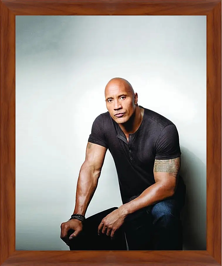 Картина в раме - Dwayne Douglas Johnson. Дуэйн Джонсон (Скала)