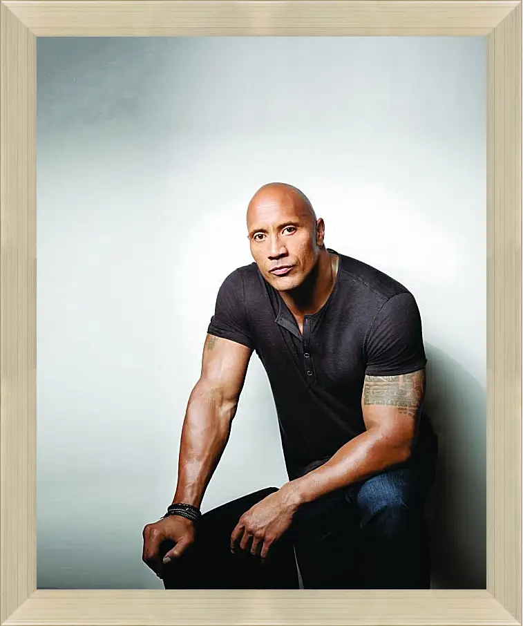 Картина в раме - Dwayne Douglas Johnson. Дуэйн Джонсон (Скала)