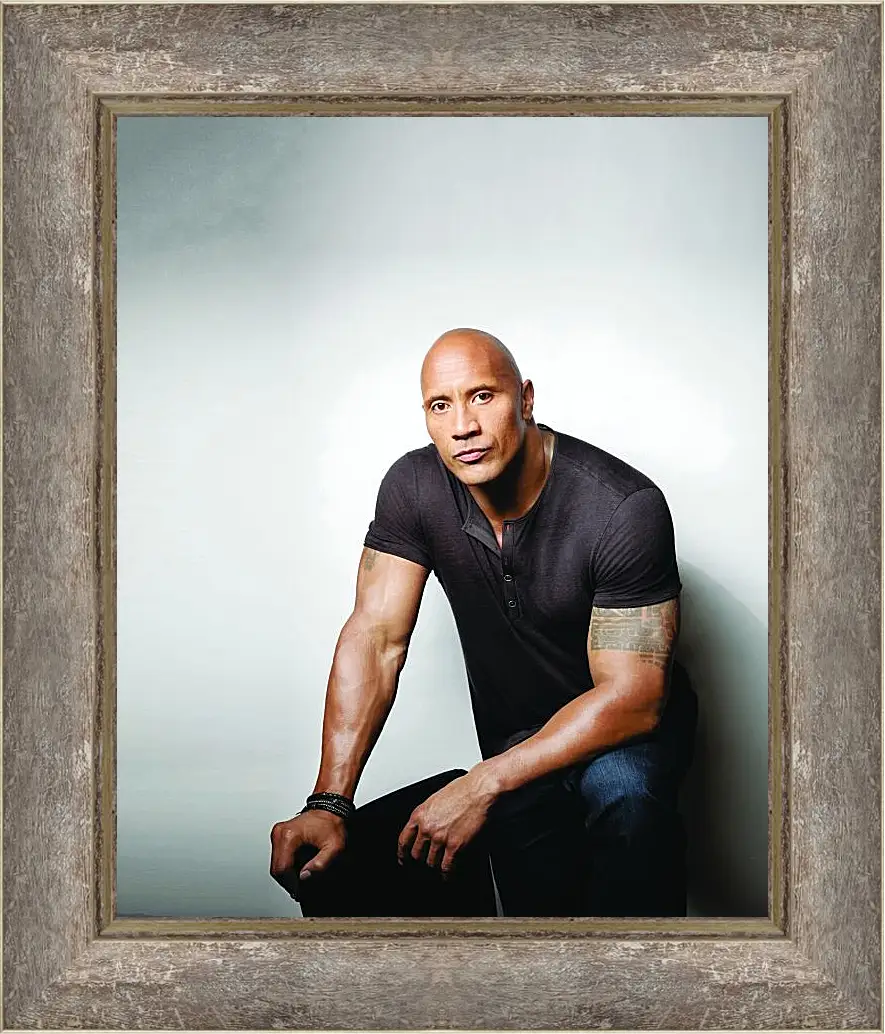 Картина в раме - Dwayne Douglas Johnson. Дуэйн Джонсон (Скала)