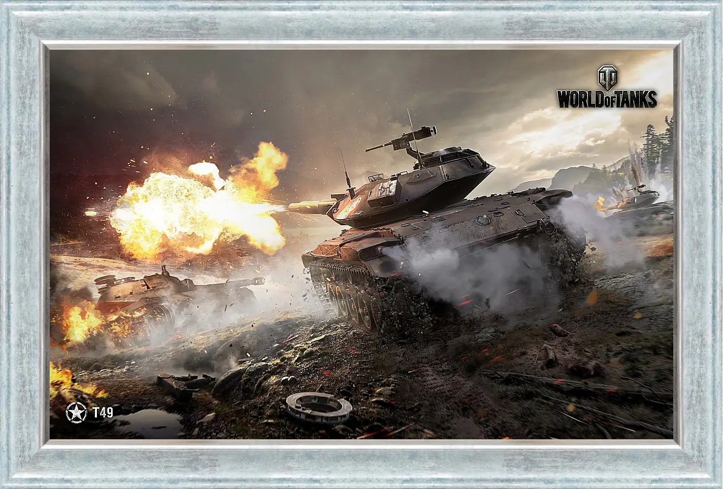 Картина в раме - World Of Tanks