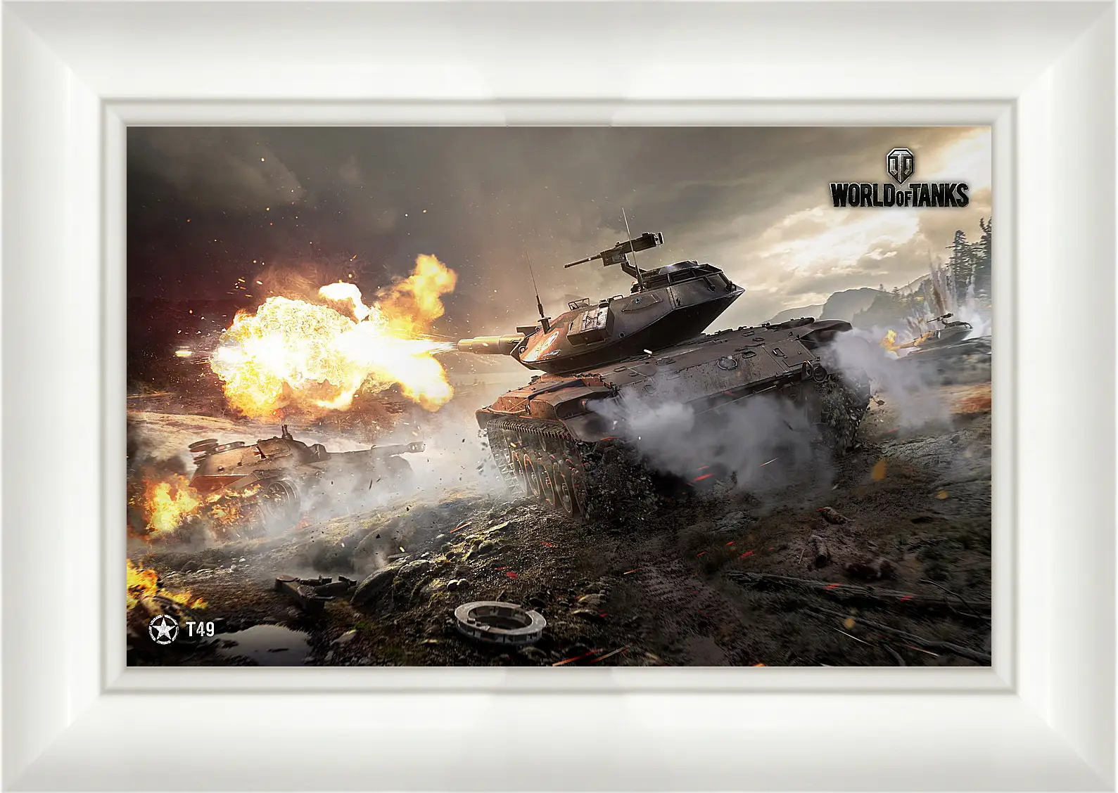 Картина в раме - World Of Tanks