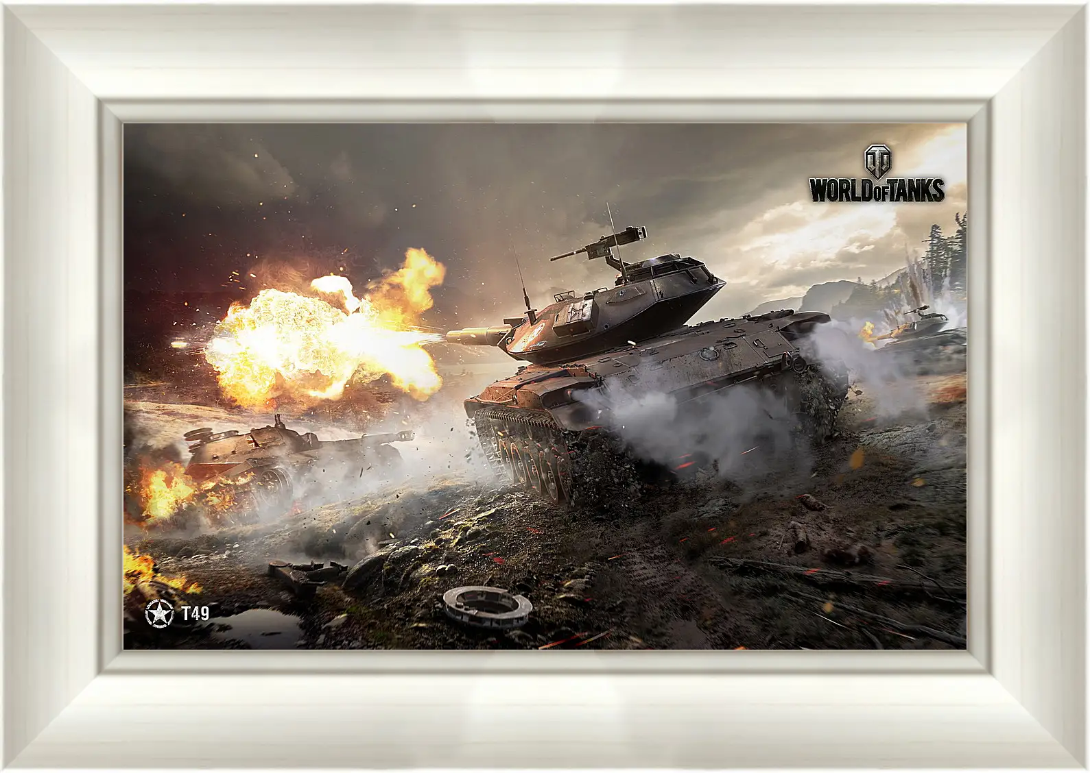 Картина в раме - World Of Tanks