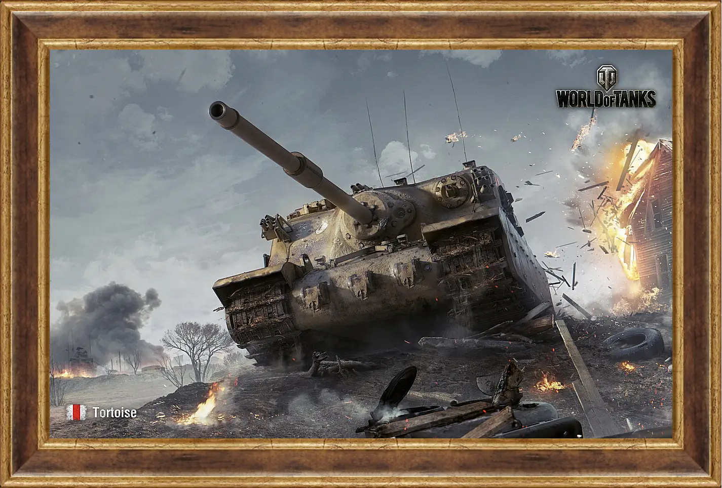 Картина в раме - World Of Tanks