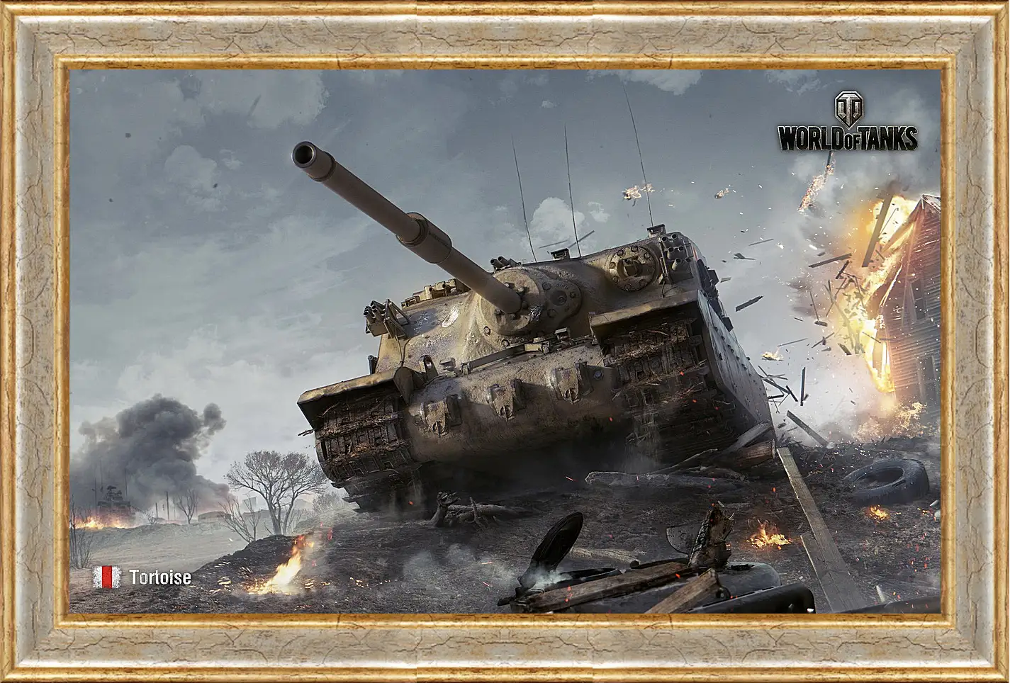 Картина в раме - World Of Tanks