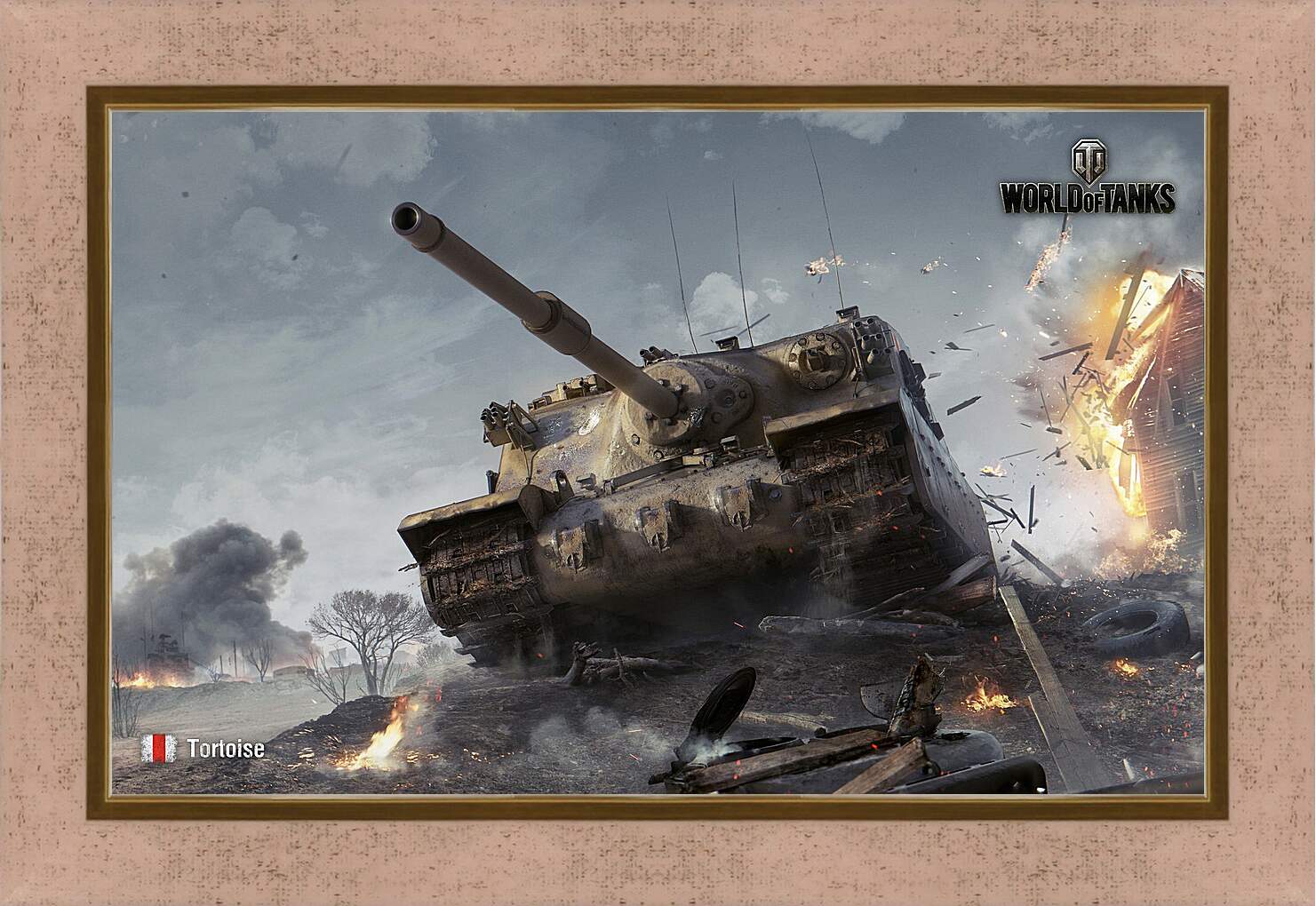 Картина в раме - World Of Tanks