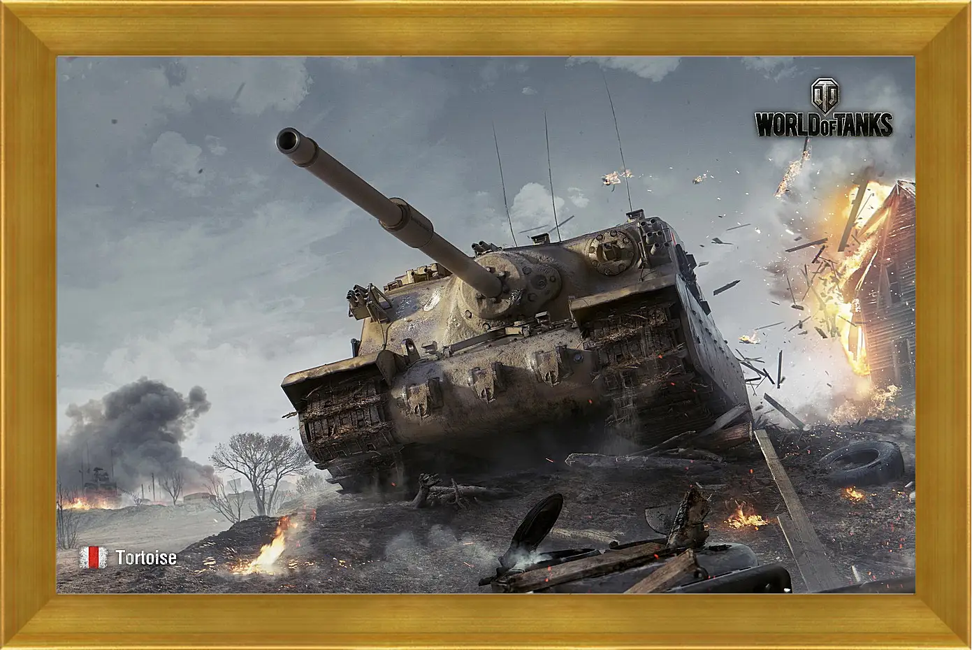 Картина в раме - World Of Tanks