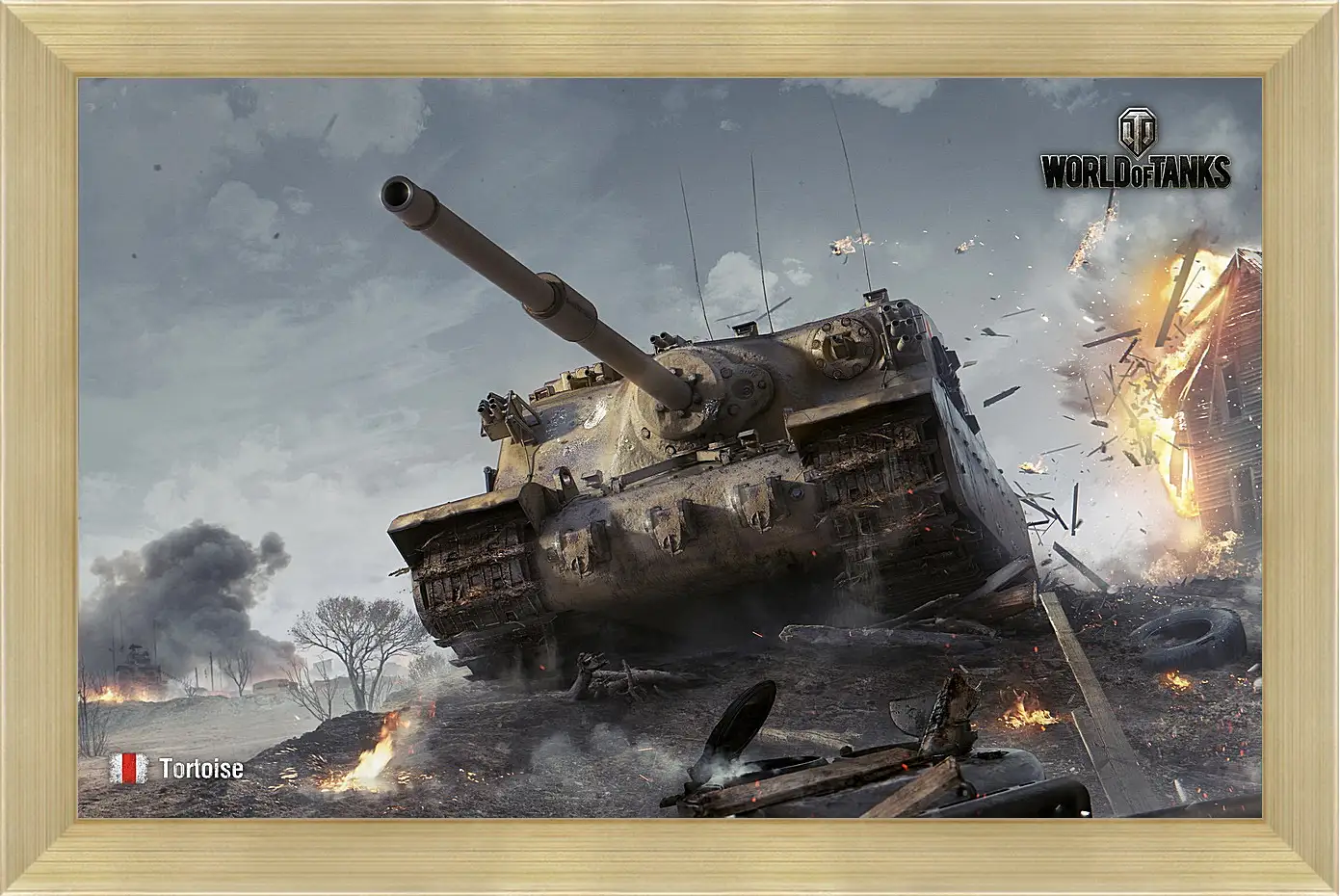 Картина в раме - World Of Tanks