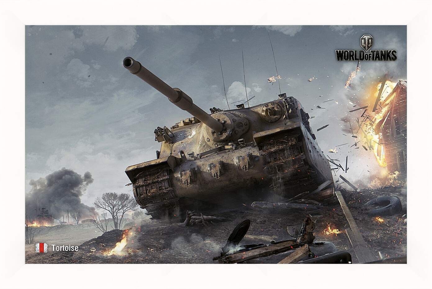 Картина в раме - World Of Tanks