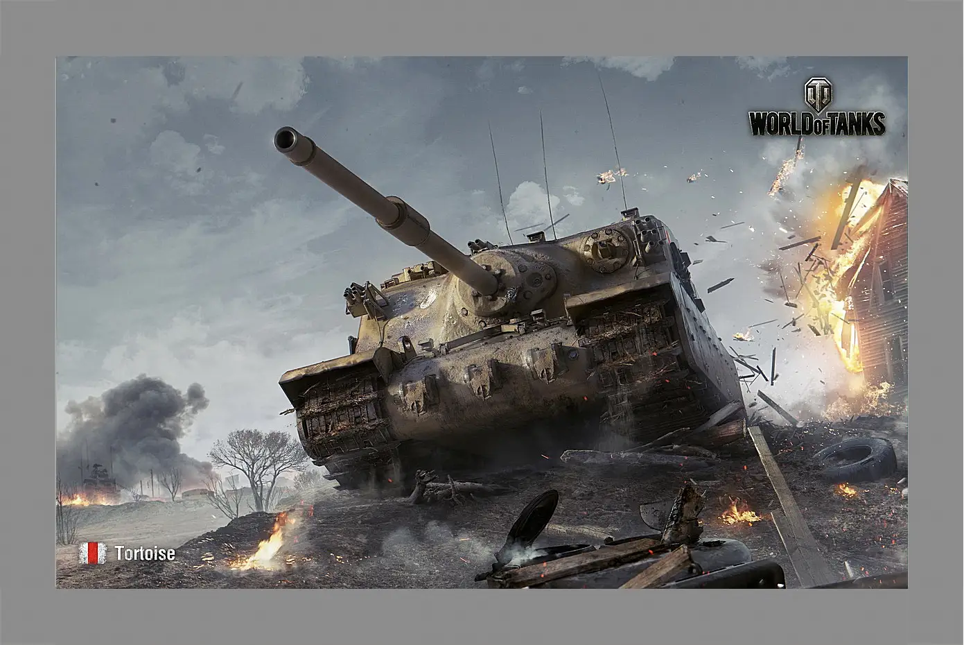 Картина в раме - World Of Tanks