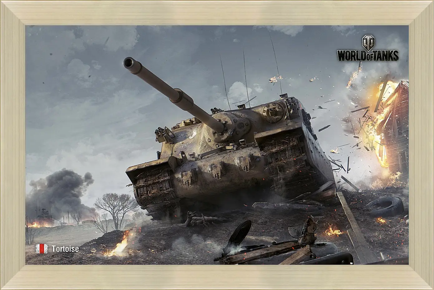 Картина в раме - World Of Tanks