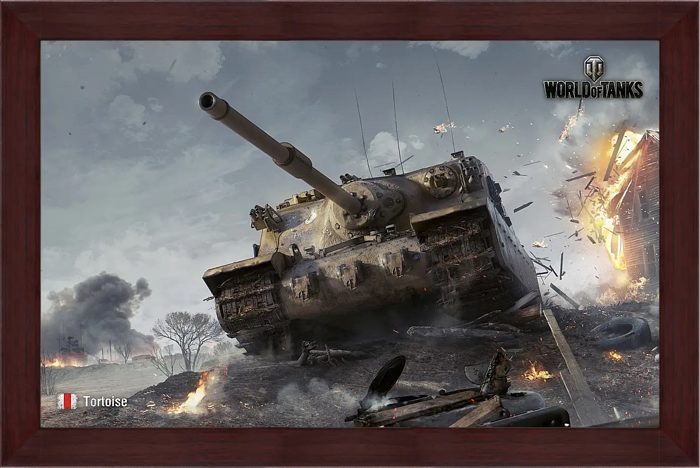 Картина в раме - World Of Tanks