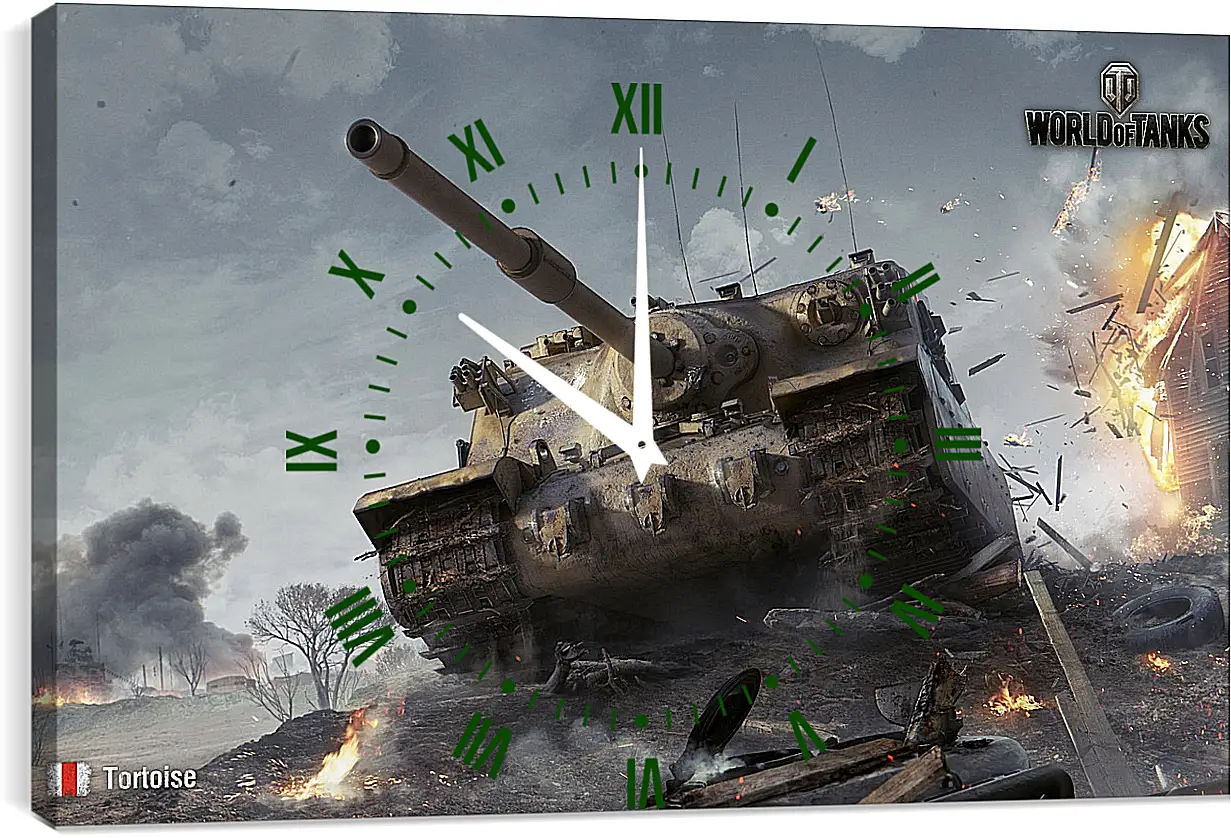 Часы картина - World Of Tanks