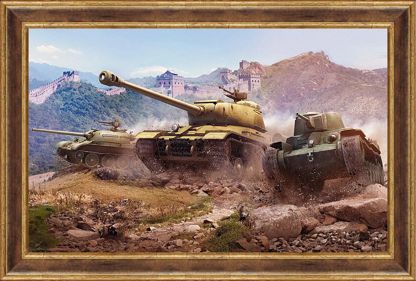 Картина в раме - World Of Tanks