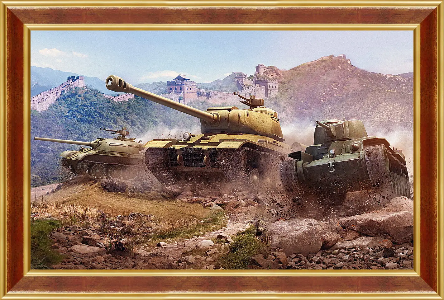 Картина в раме - World Of Tanks