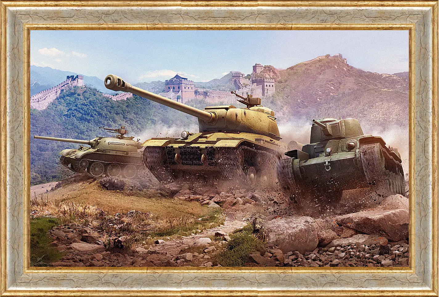 Картина в раме - World Of Tanks