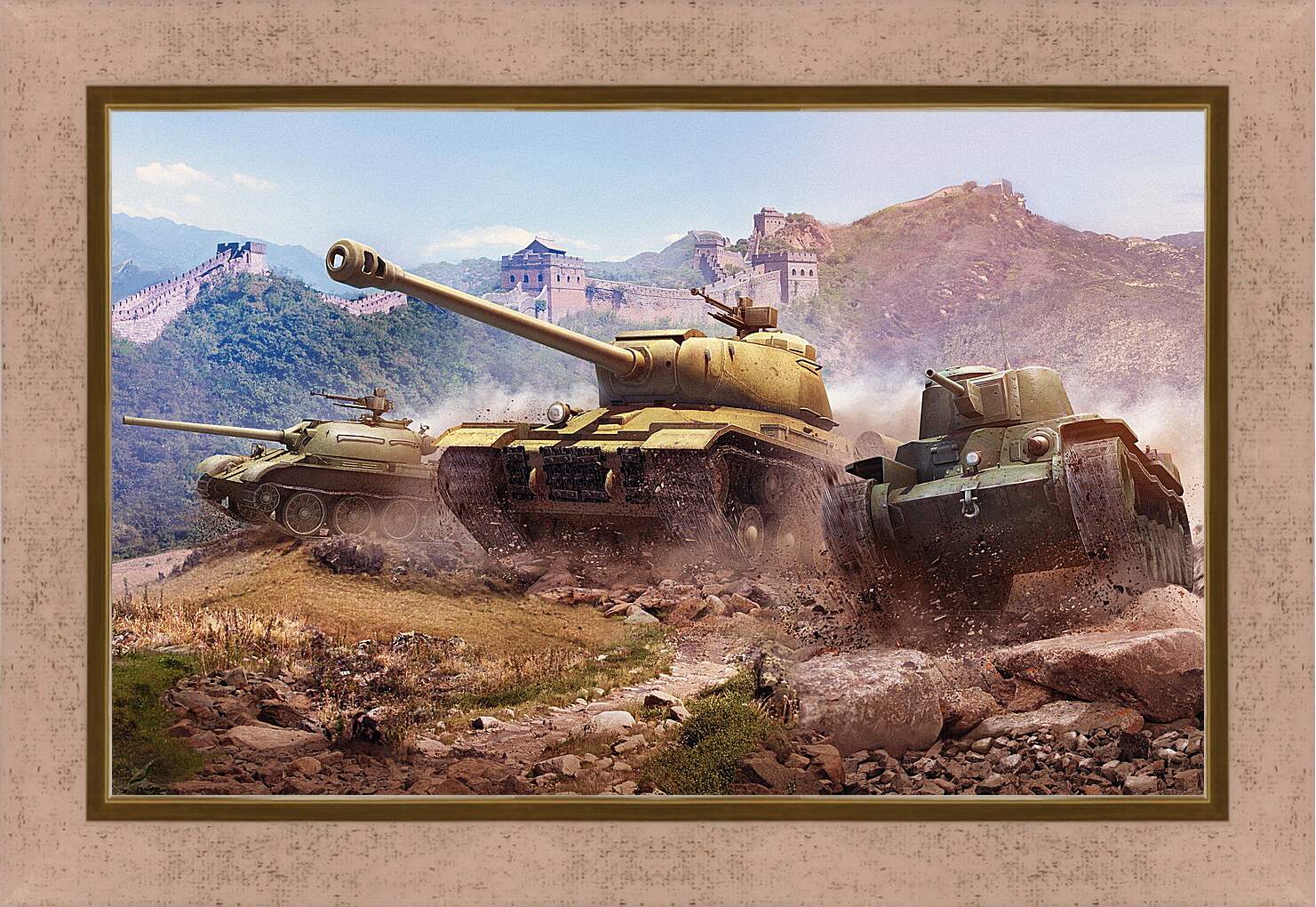 Картина в раме - World Of Tanks