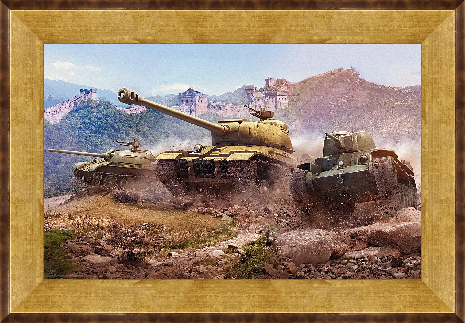 Картина в раме - World Of Tanks