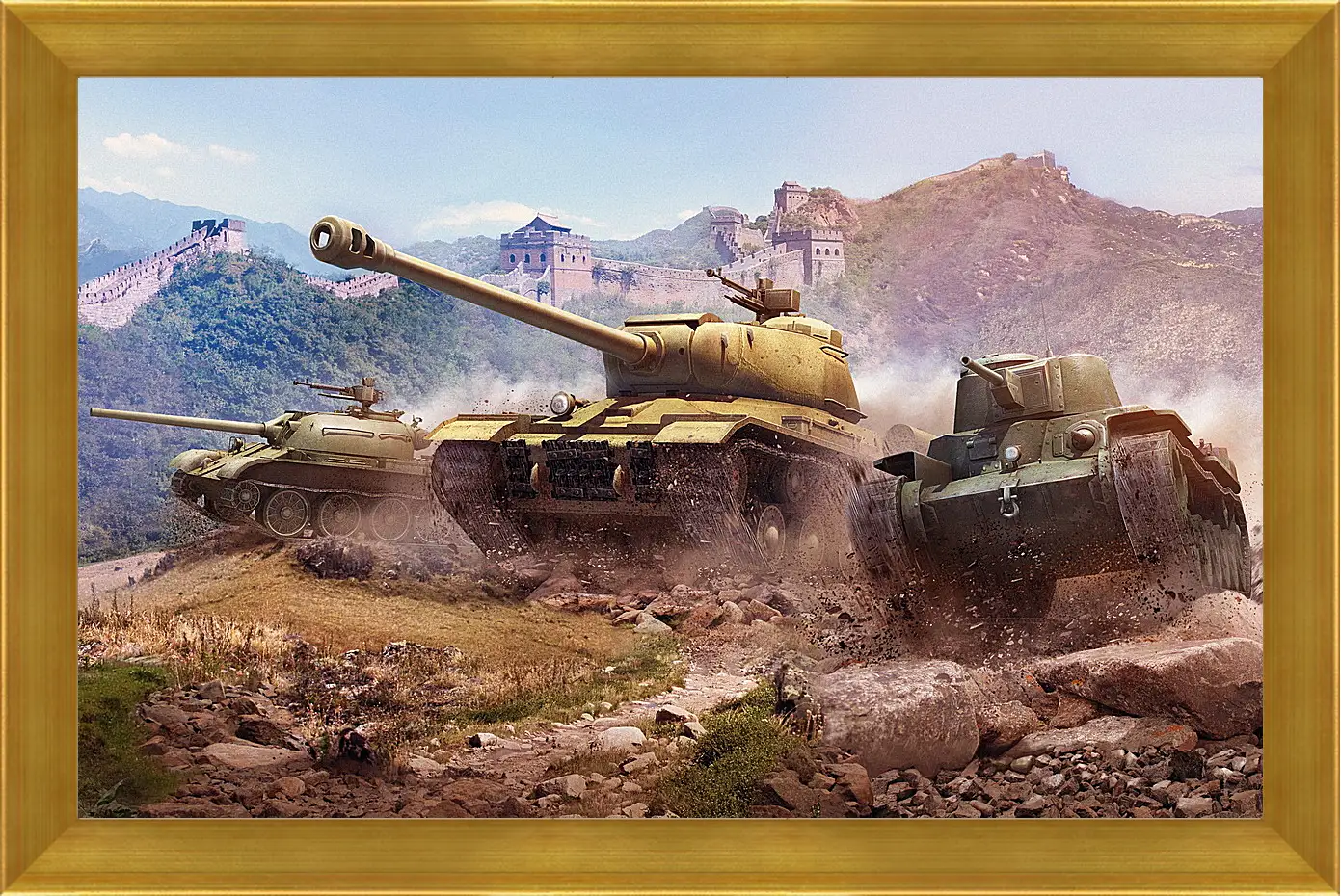 Картина в раме - World Of Tanks