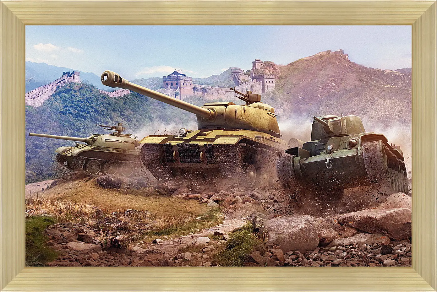 Картина в раме - World Of Tanks