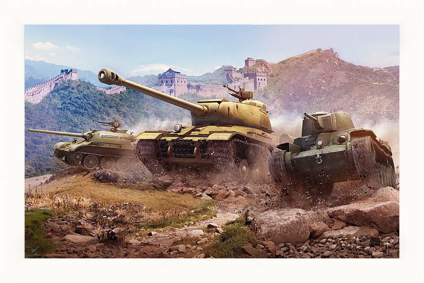 Картина в раме - World Of Tanks