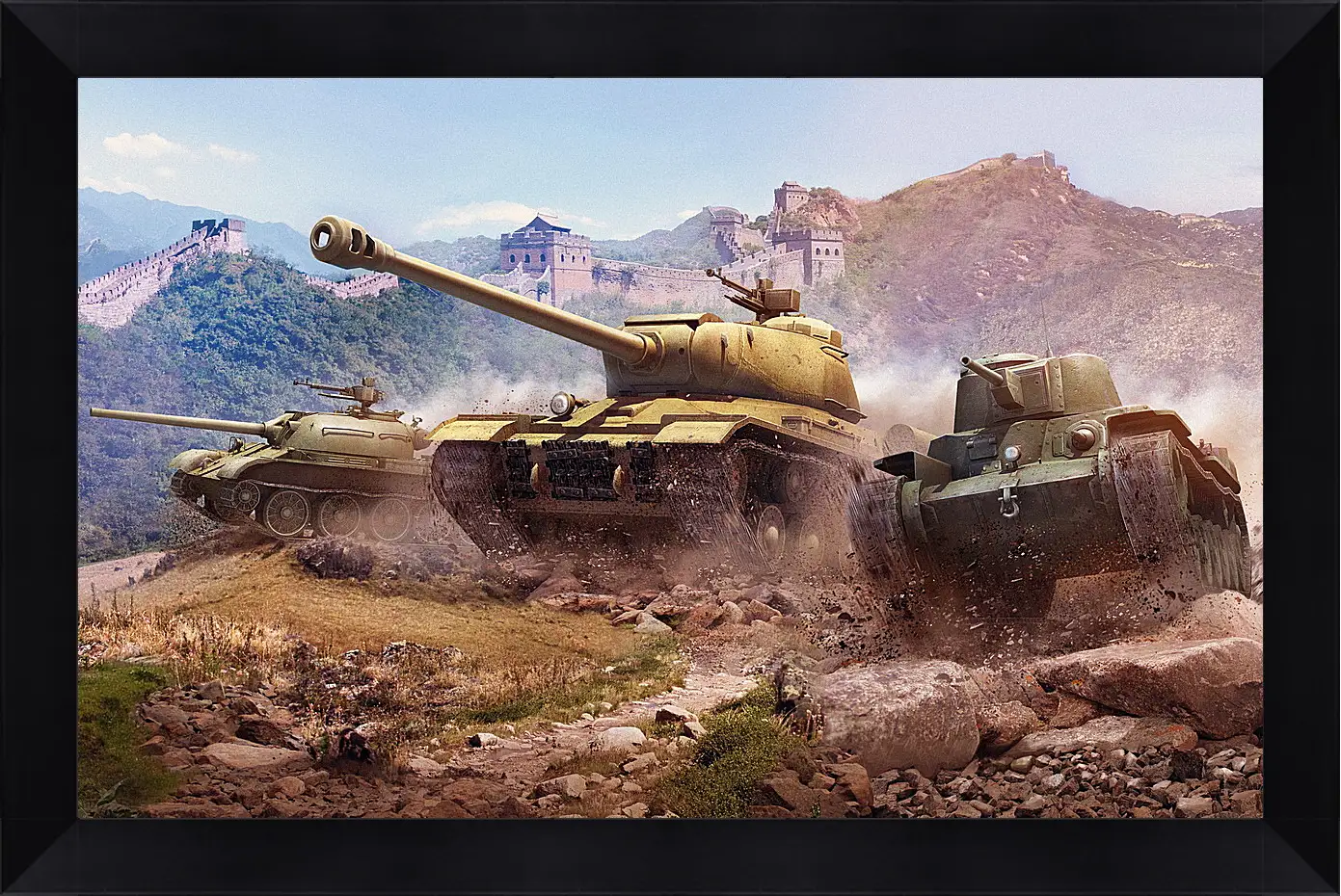 Картина в раме - World Of Tanks