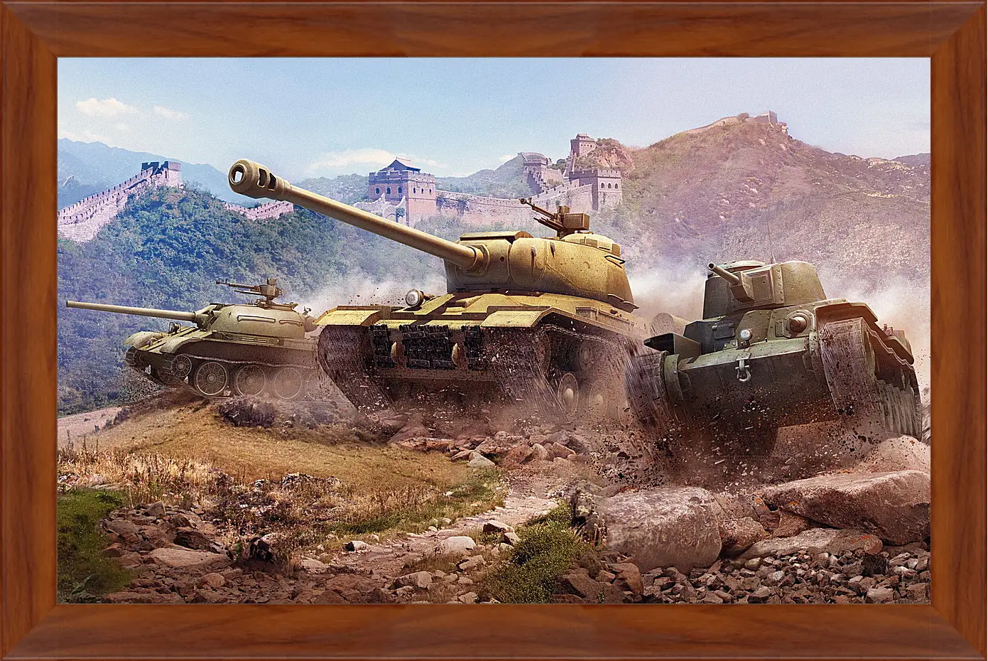 Картина в раме - World Of Tanks