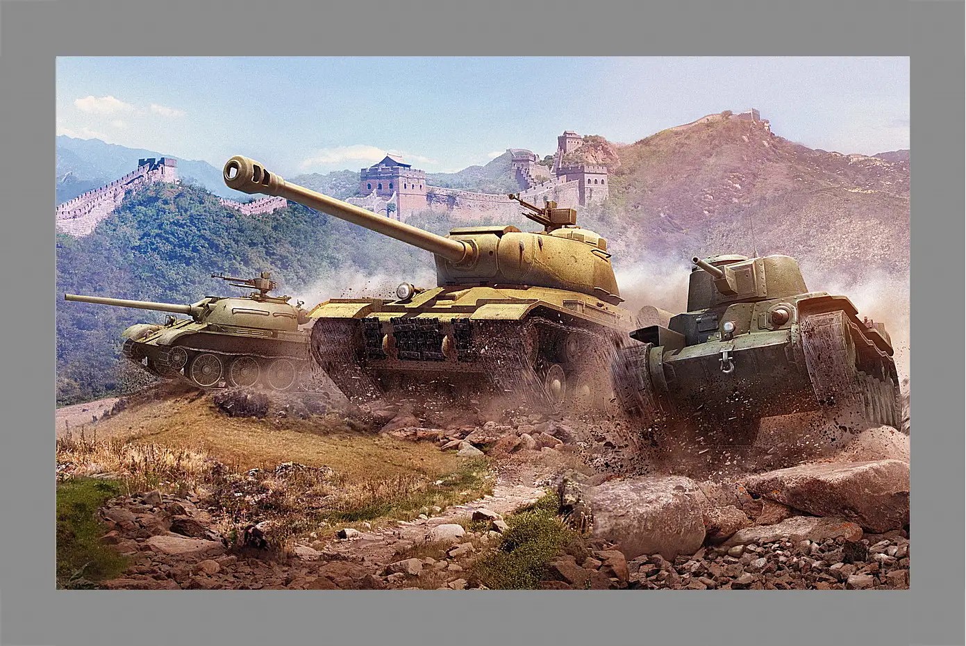 Картина в раме - World Of Tanks