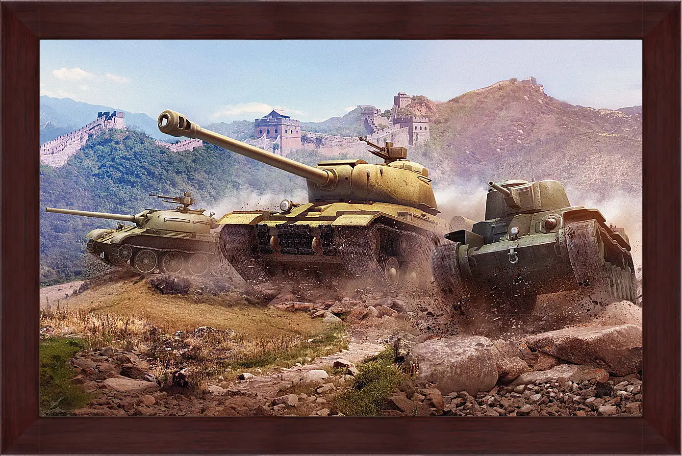 Картина в раме - World Of Tanks