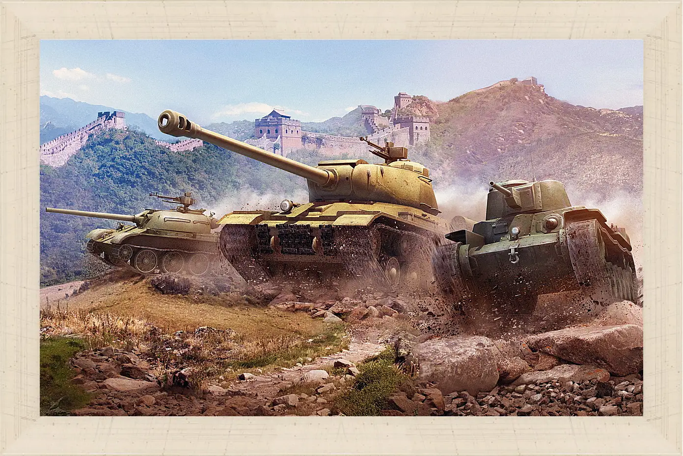 Картина в раме - World Of Tanks