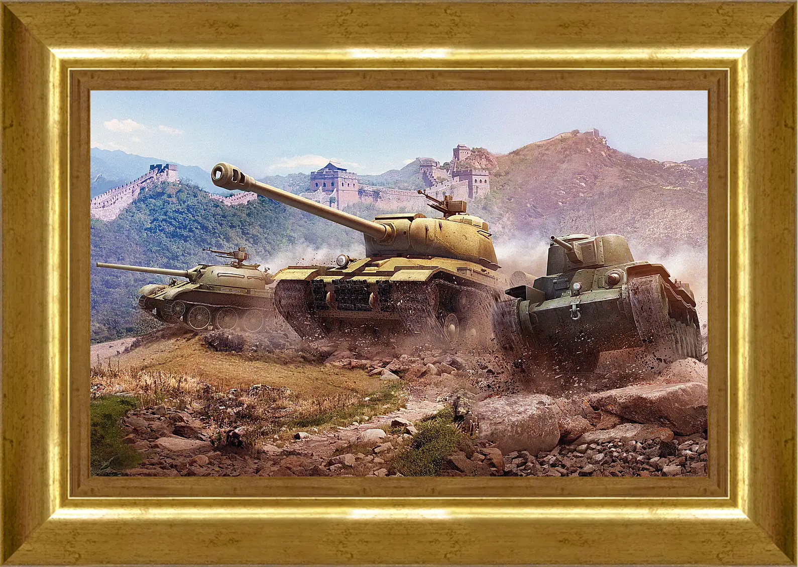 Картина в раме - World Of Tanks