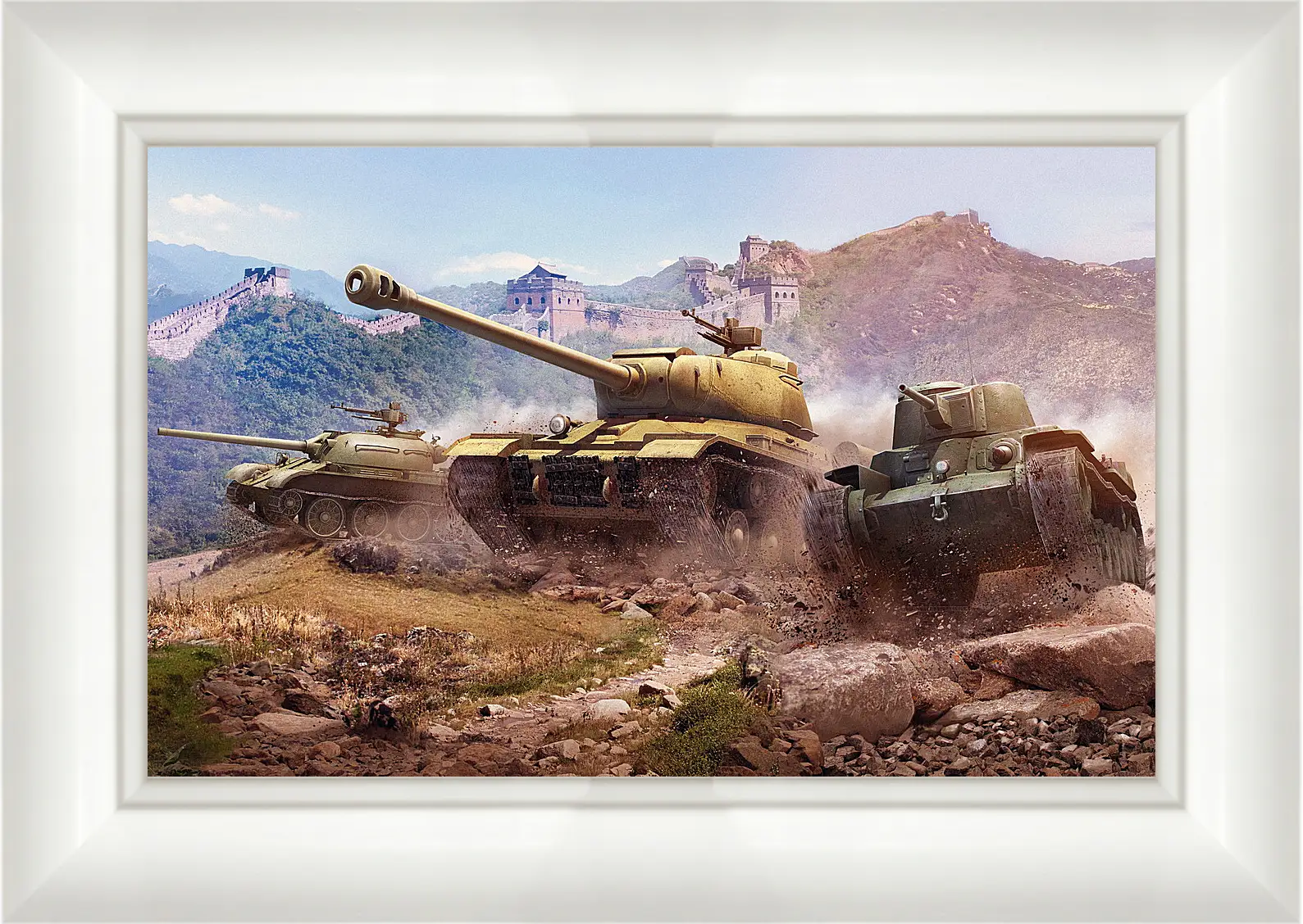 Картина в раме - World Of Tanks