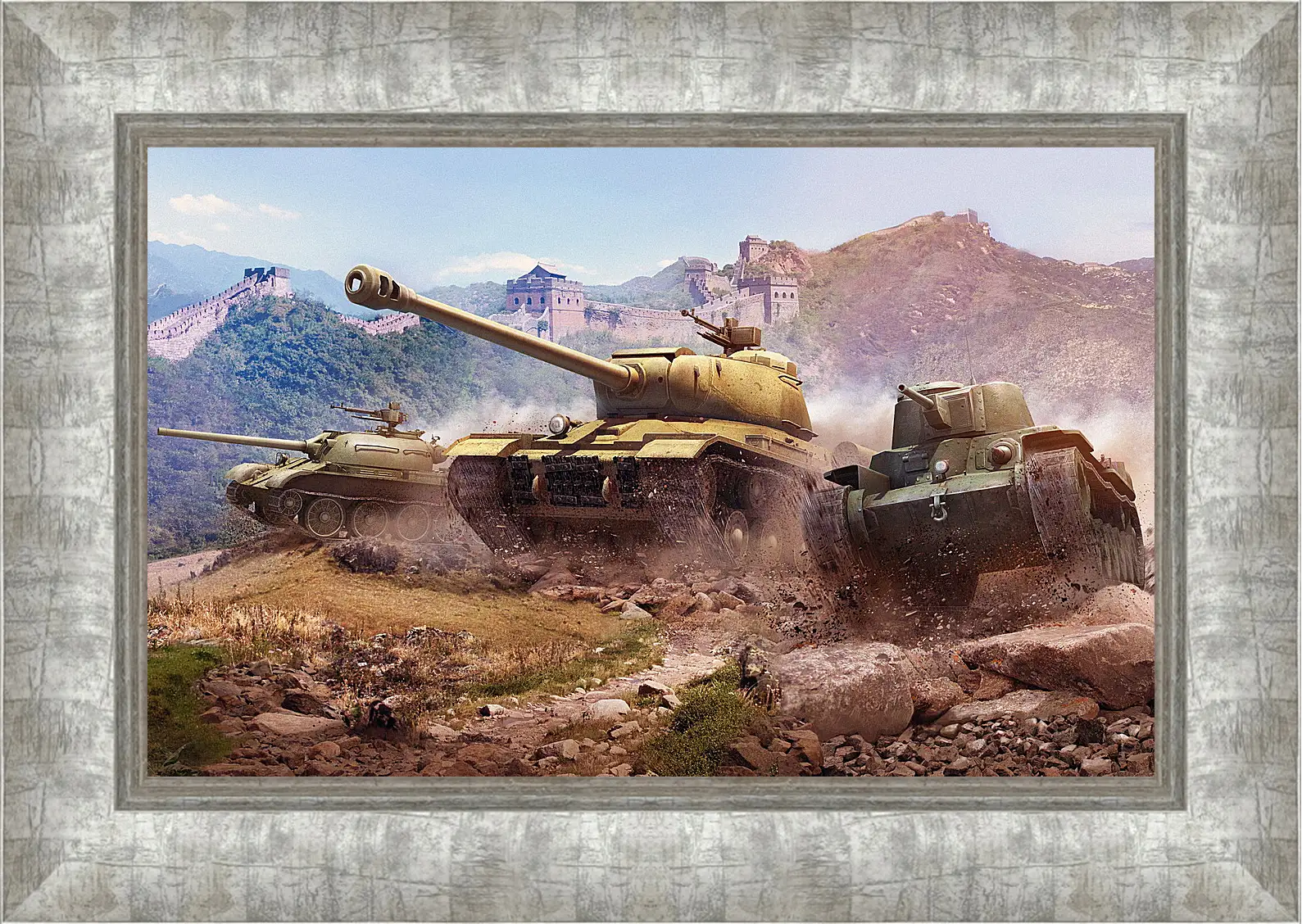 Картина в раме - World Of Tanks