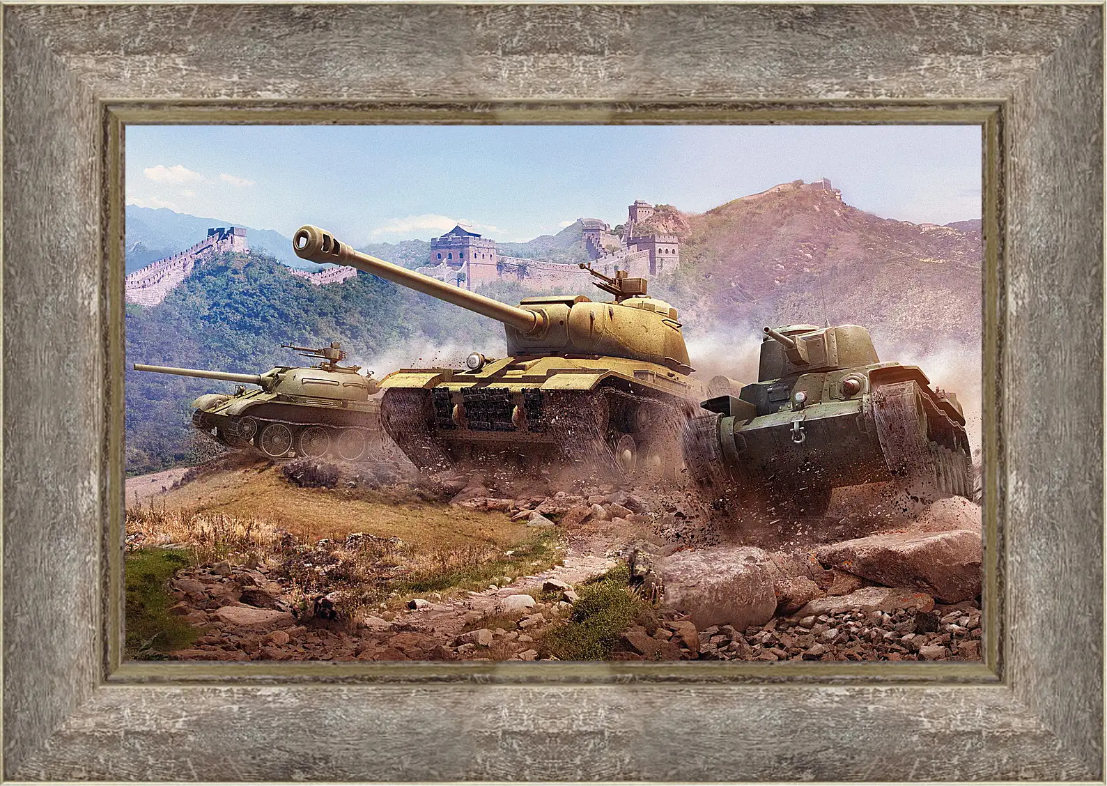 Картина в раме - World Of Tanks