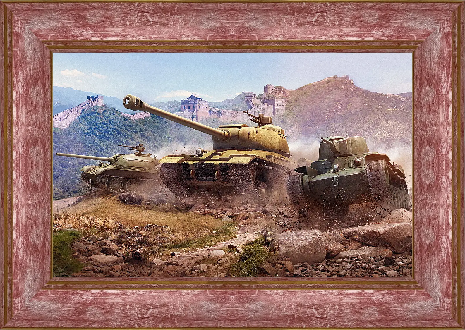 Картина в раме - World Of Tanks