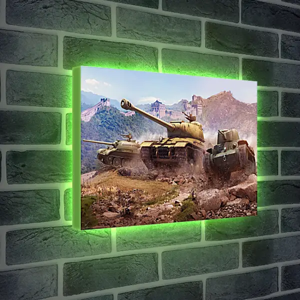 Лайтбокс световая панель - World Of Tanks