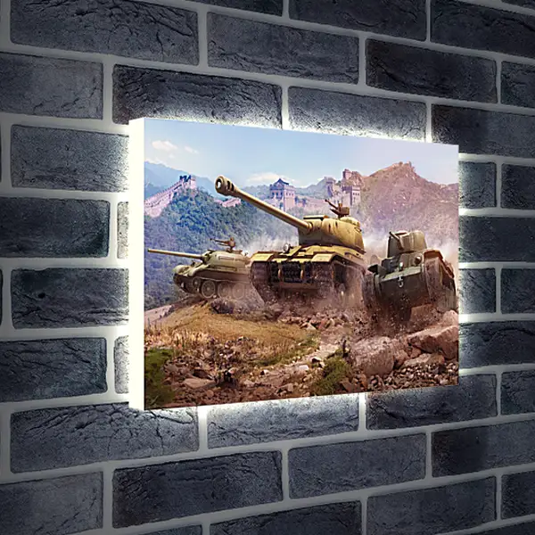 Лайтбокс световая панель - World Of Tanks