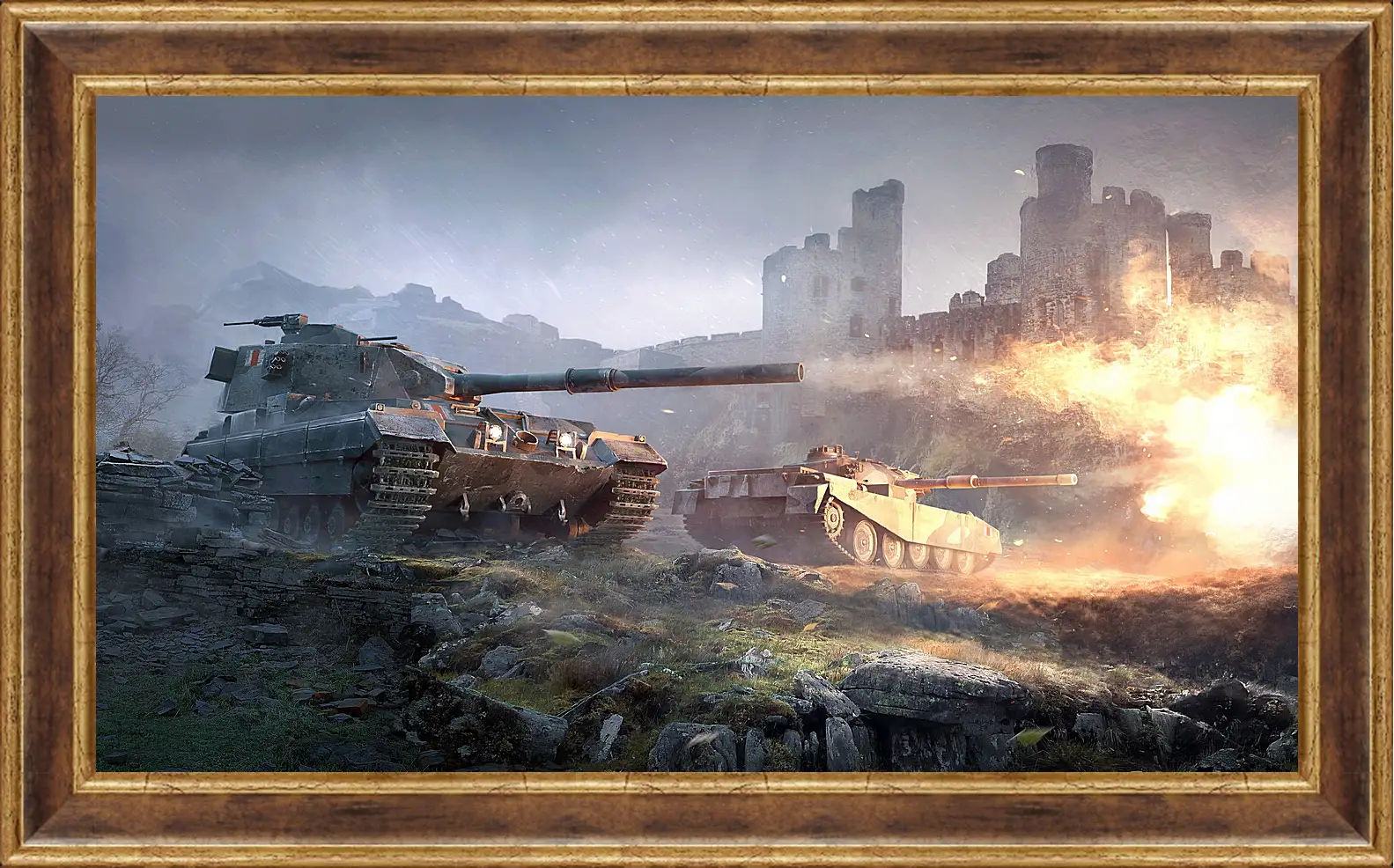 Картина в раме - World Of Tanks