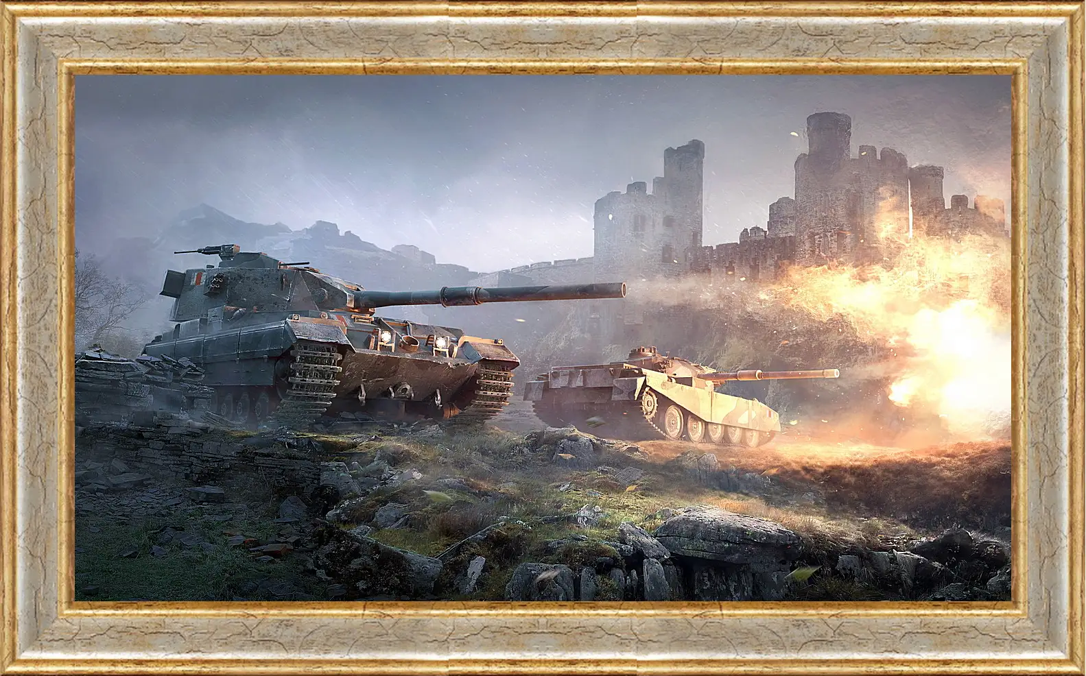 Картина в раме - World Of Tanks