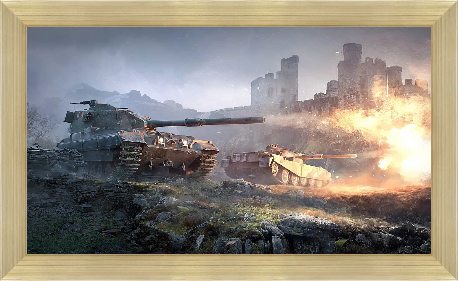 Картина в раме - World Of Tanks