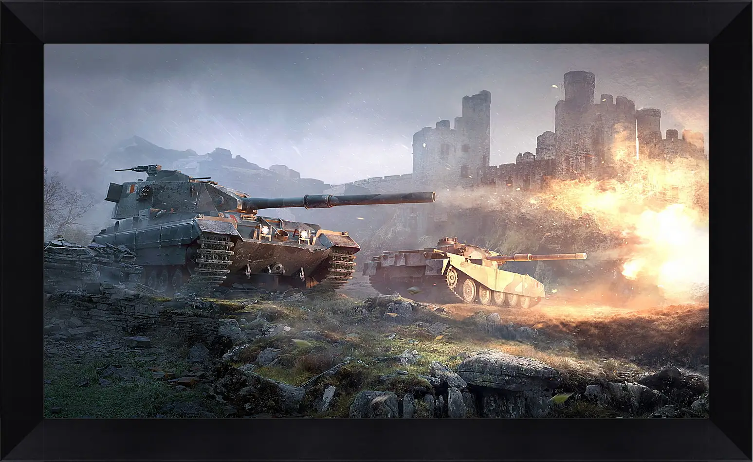 Картина в раме - World Of Tanks