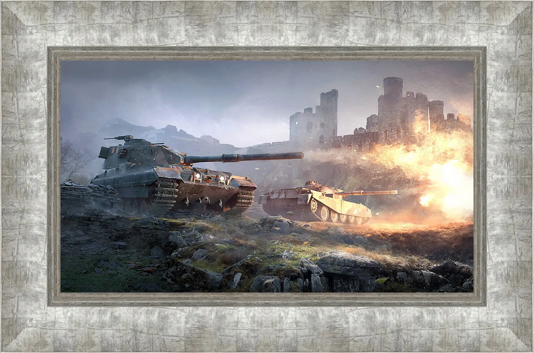 Картина в раме - World Of Tanks