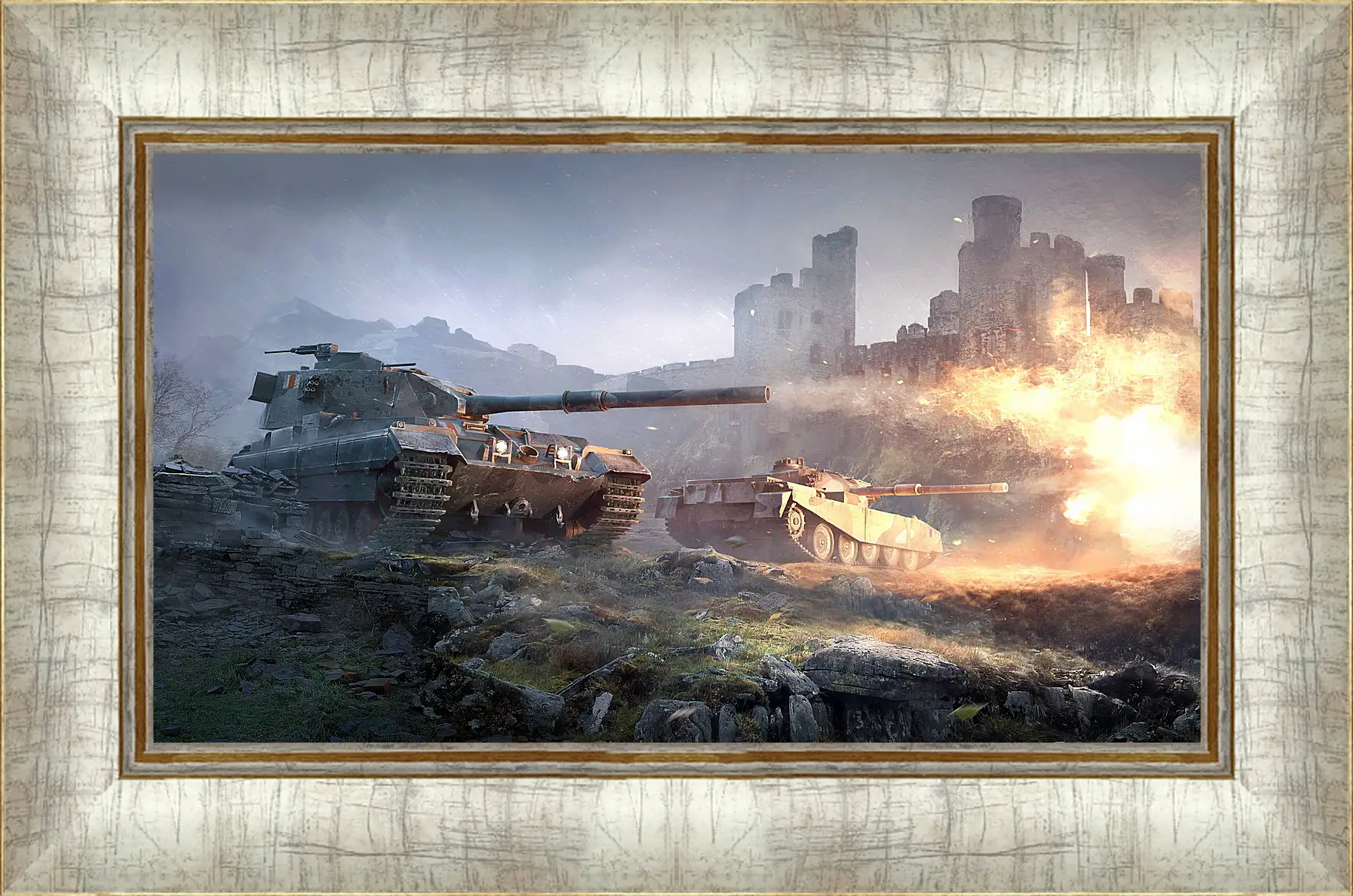 Картина в раме - World Of Tanks