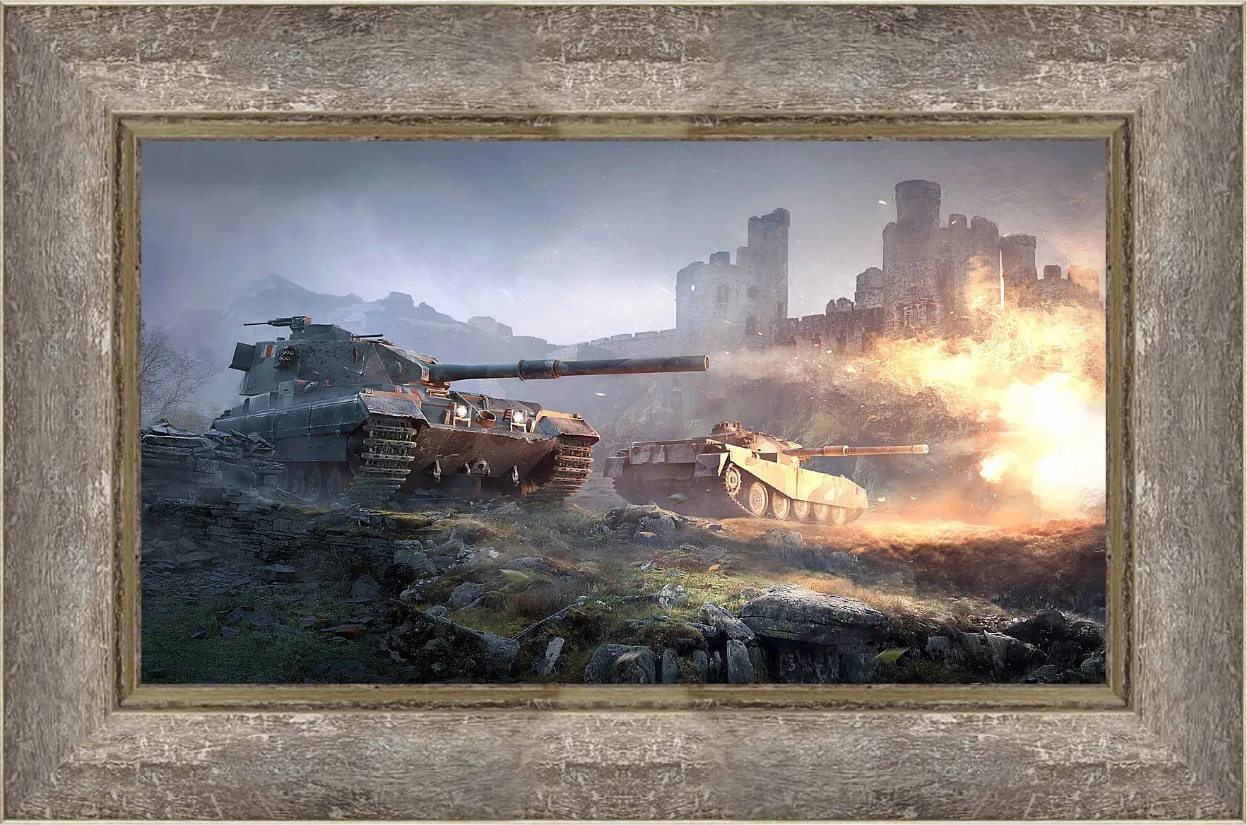 Картина в раме - World Of Tanks