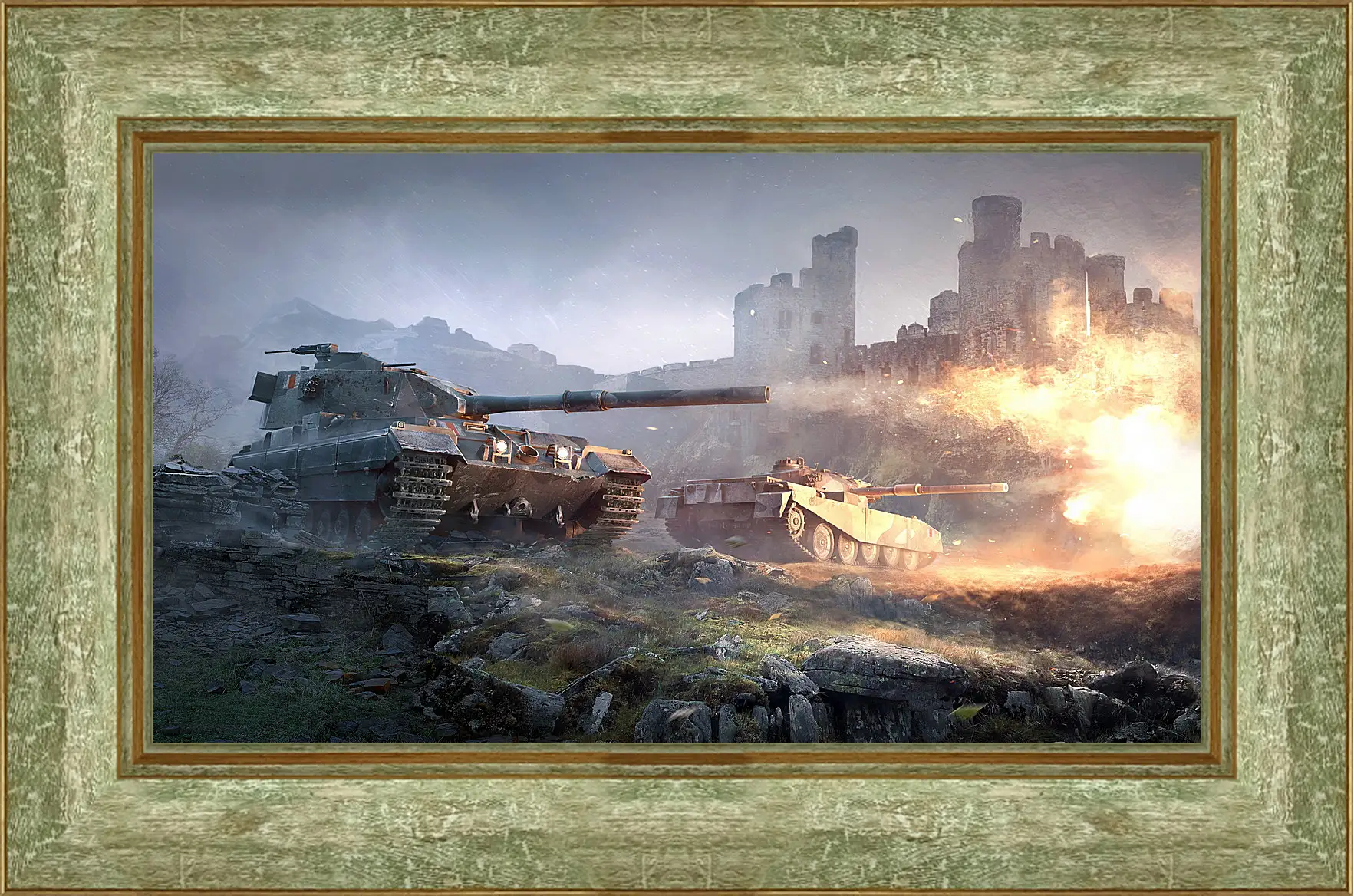 Картина в раме - World Of Tanks