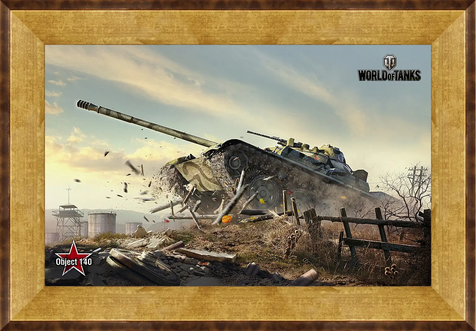 Картина в раме - World Of Tanks