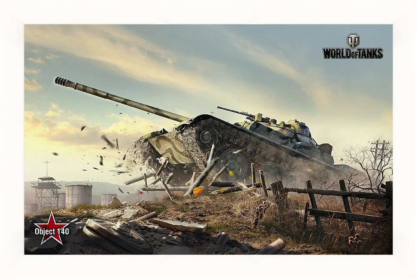 Картина в раме - World Of Tanks