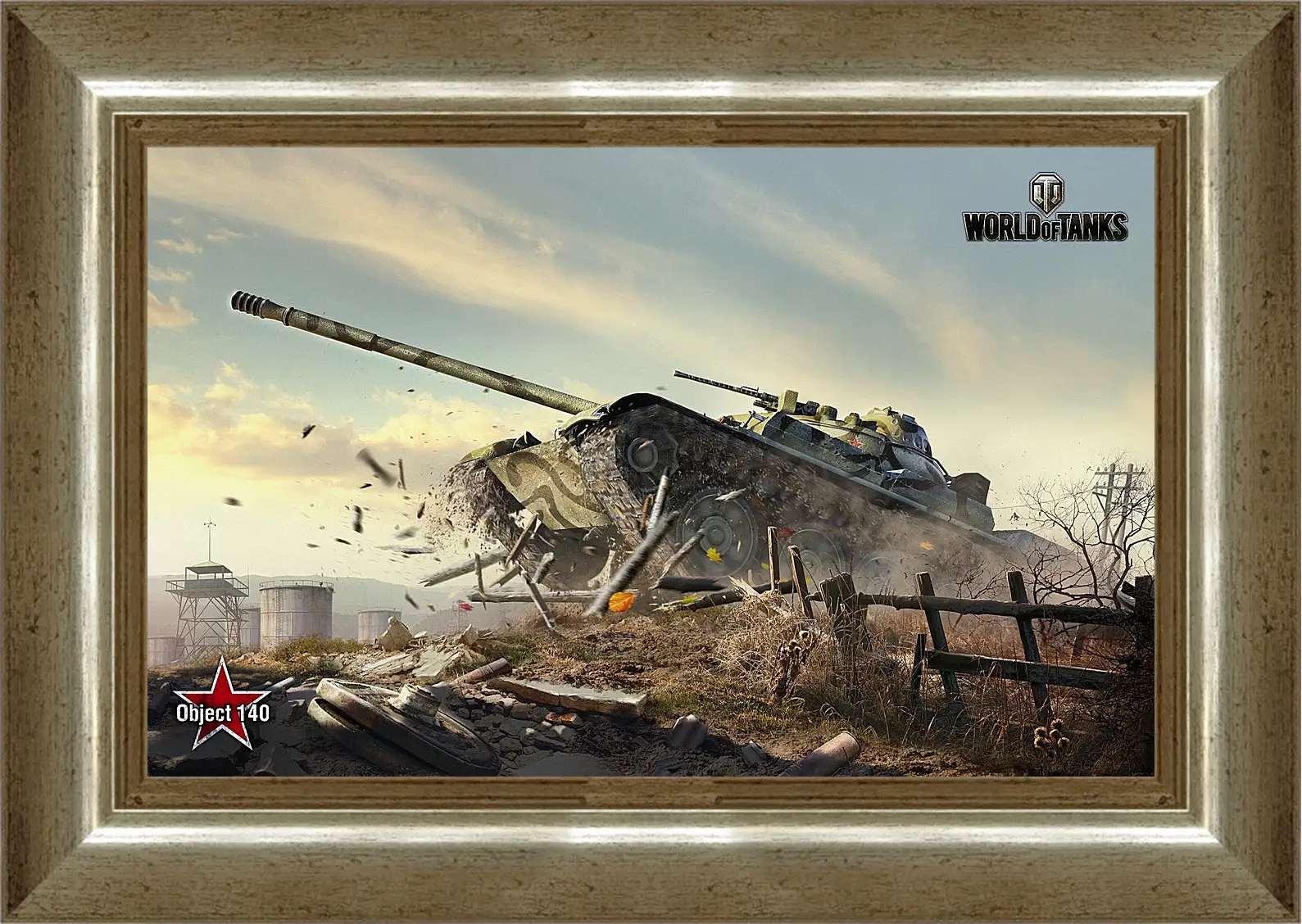 Картина в раме - World Of Tanks