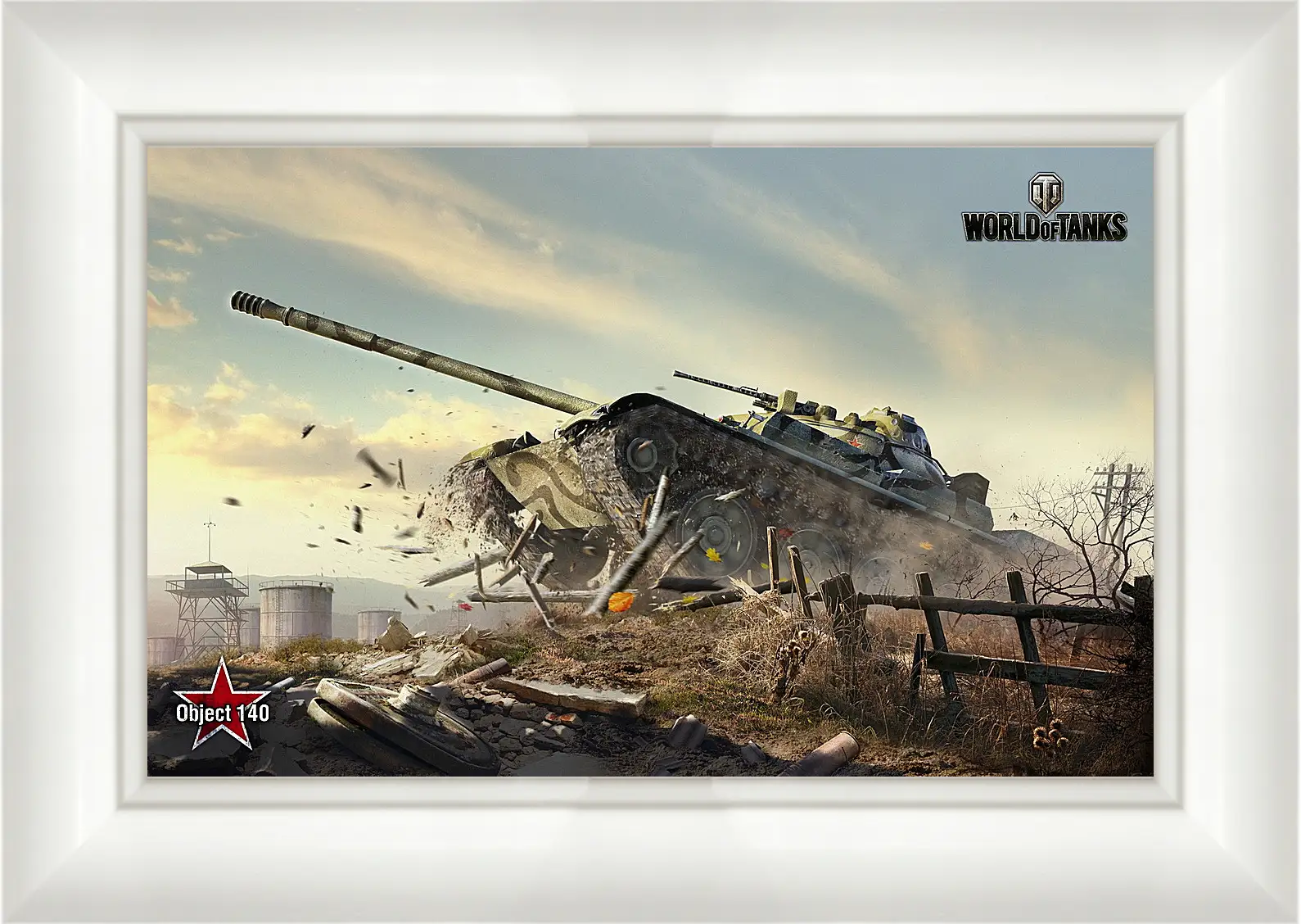 Картина в раме - World Of Tanks