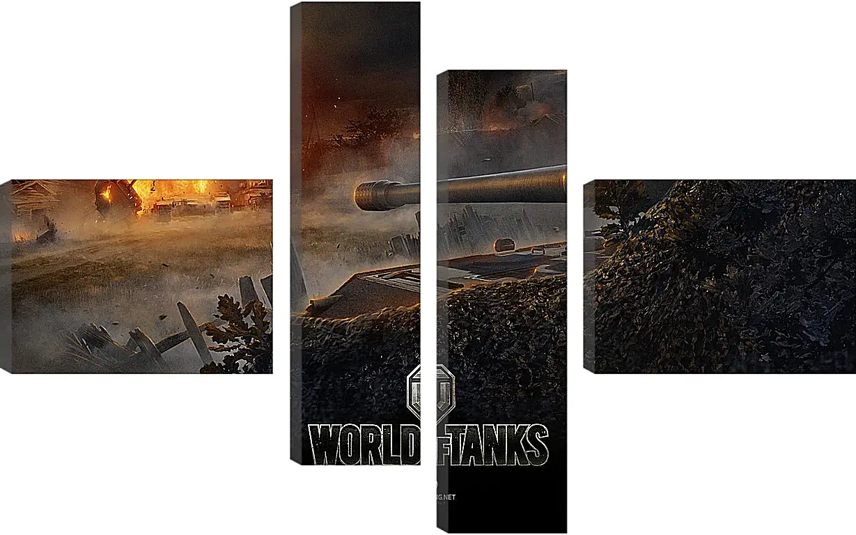 Модульная картина - World Of Tanks